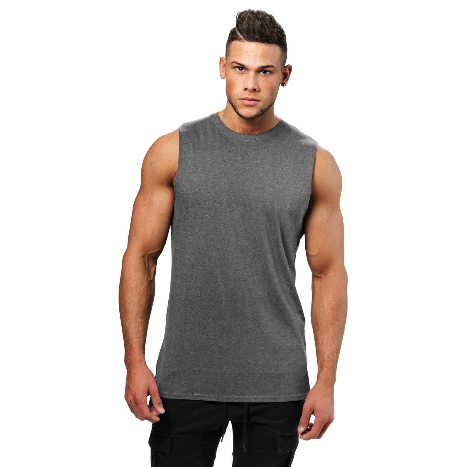 Kolla in Bronx Tank, dark grey melange, Better Bodies hos SportGymButiken.se