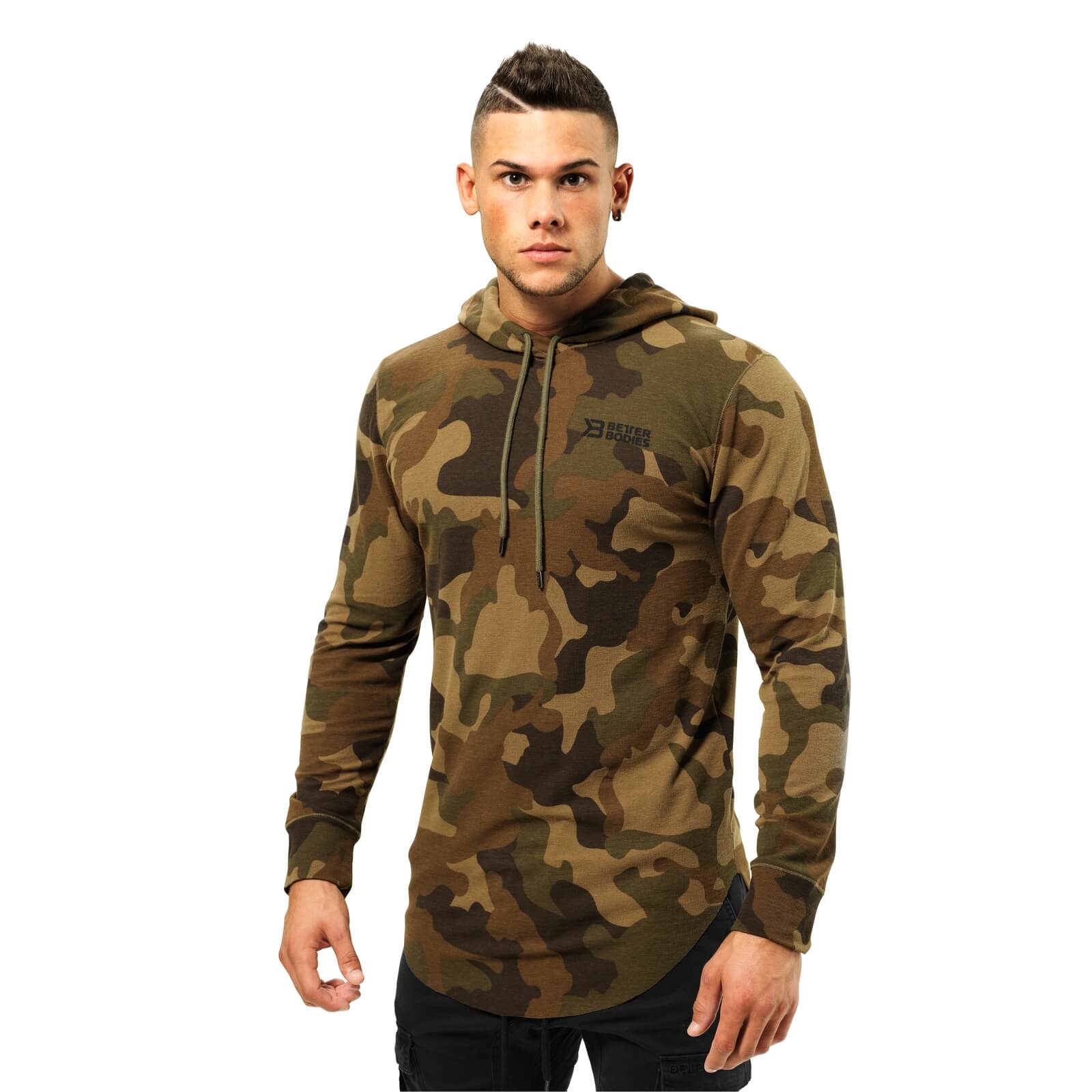 Kolla in Stanton Thermal Hood, military camo, Better Bodies hos SportGymButiken.