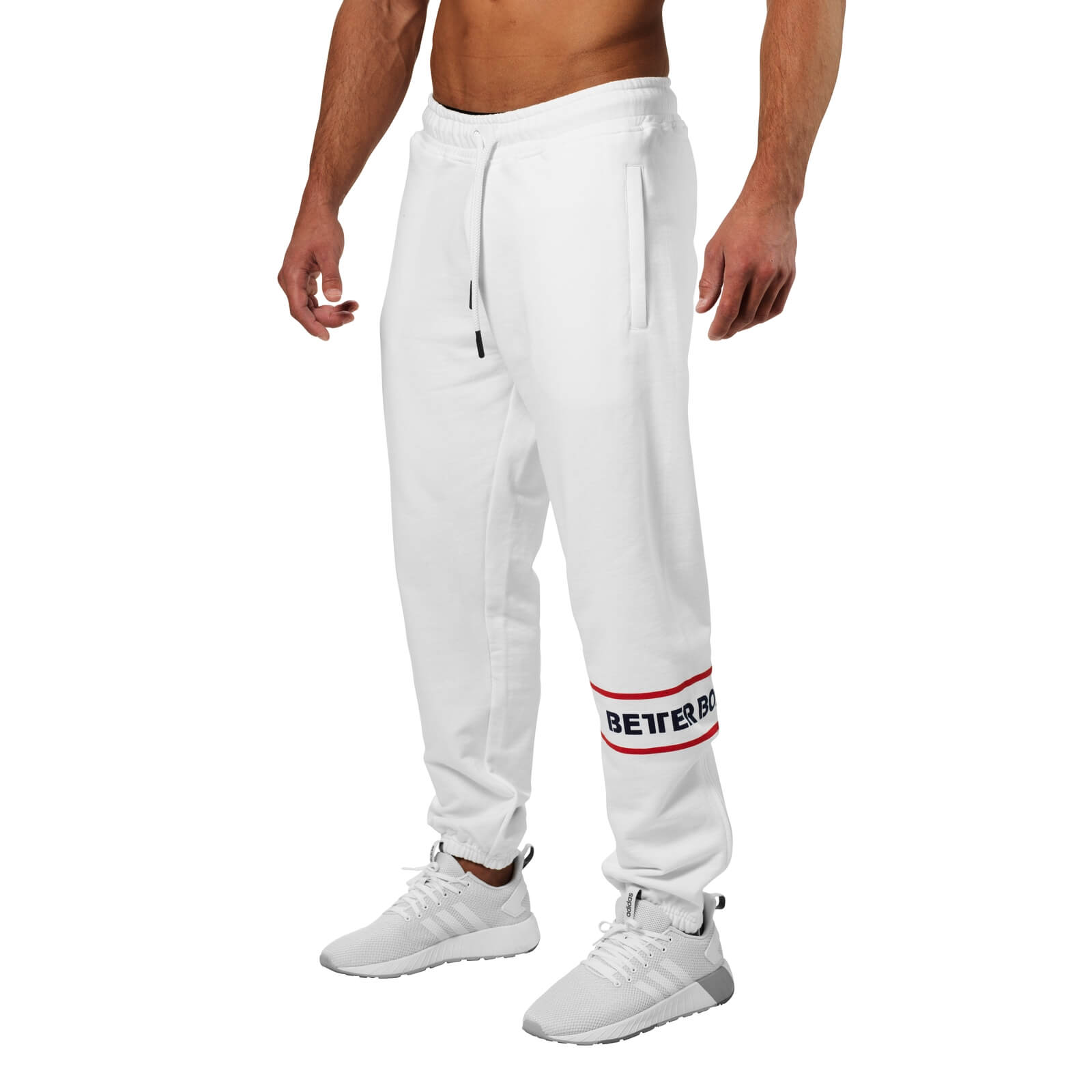 Tribeca Sweat Pants, white, Better Bodies