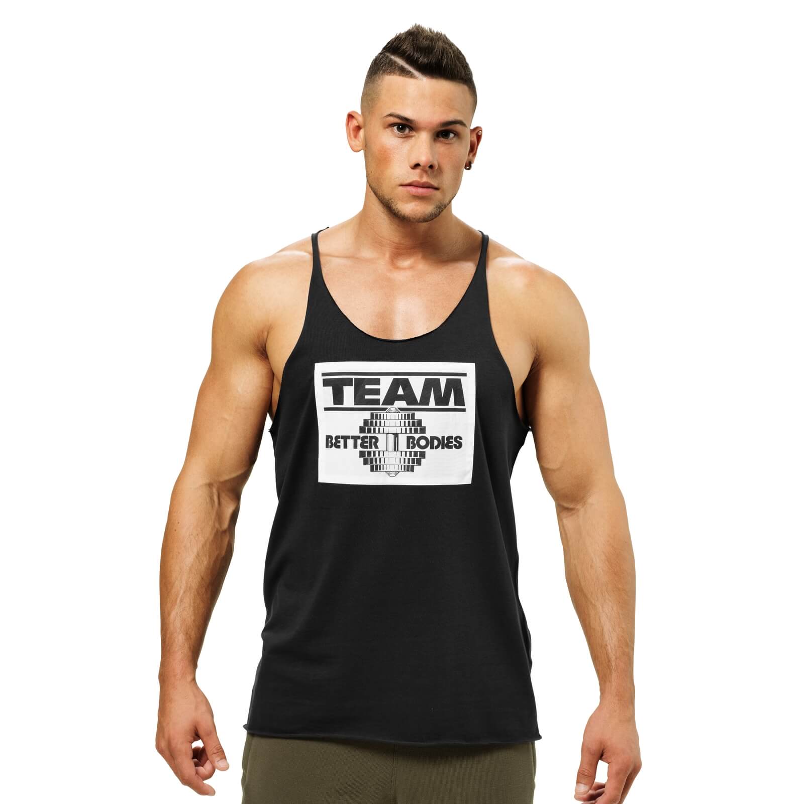 Kolla in Team Bb Raw Cut Tank, black, Better Bodies hos SportGymButiken.se