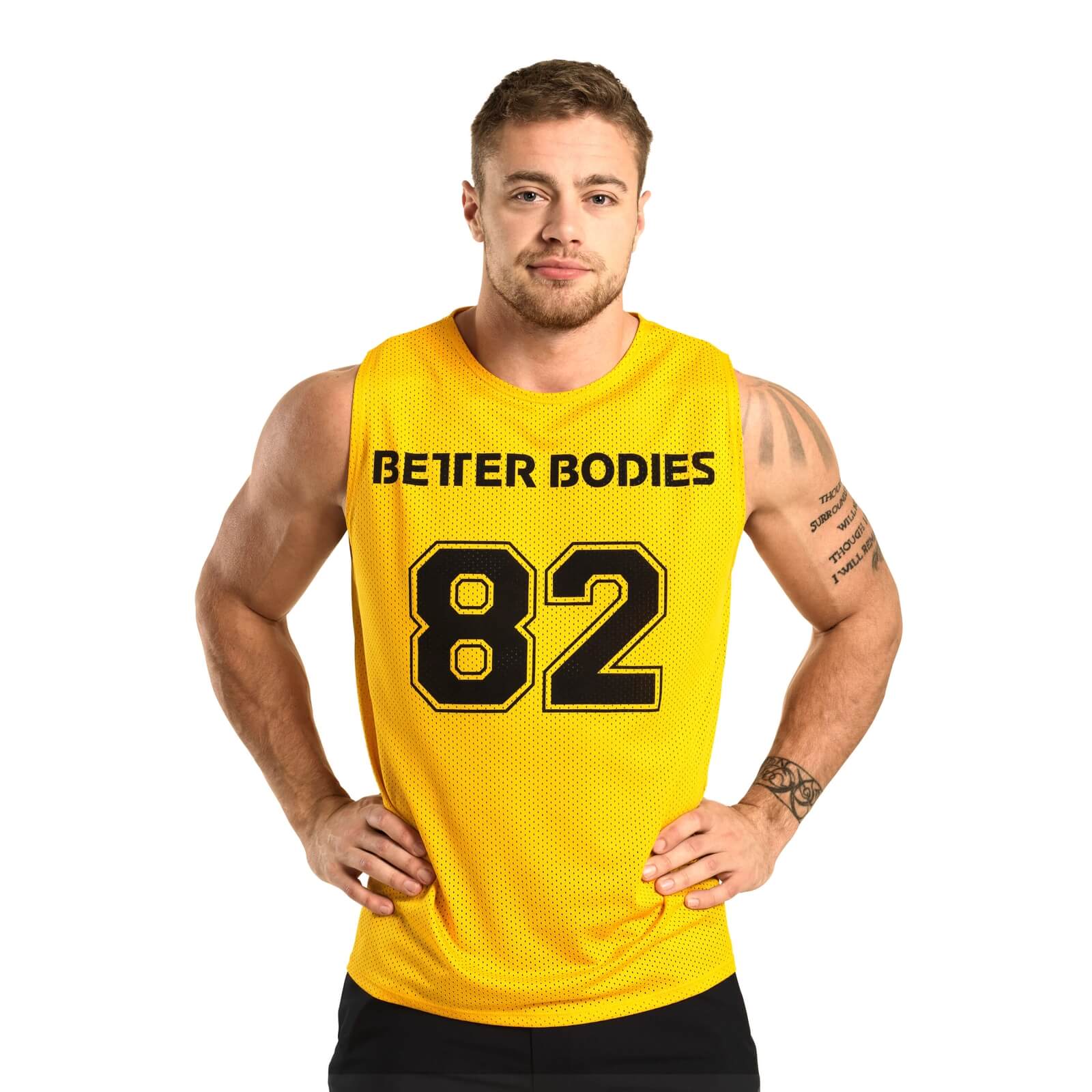 Kolla in Fulton Mesh Tank, yellow, Better Bodies hos SportGymButiken.se