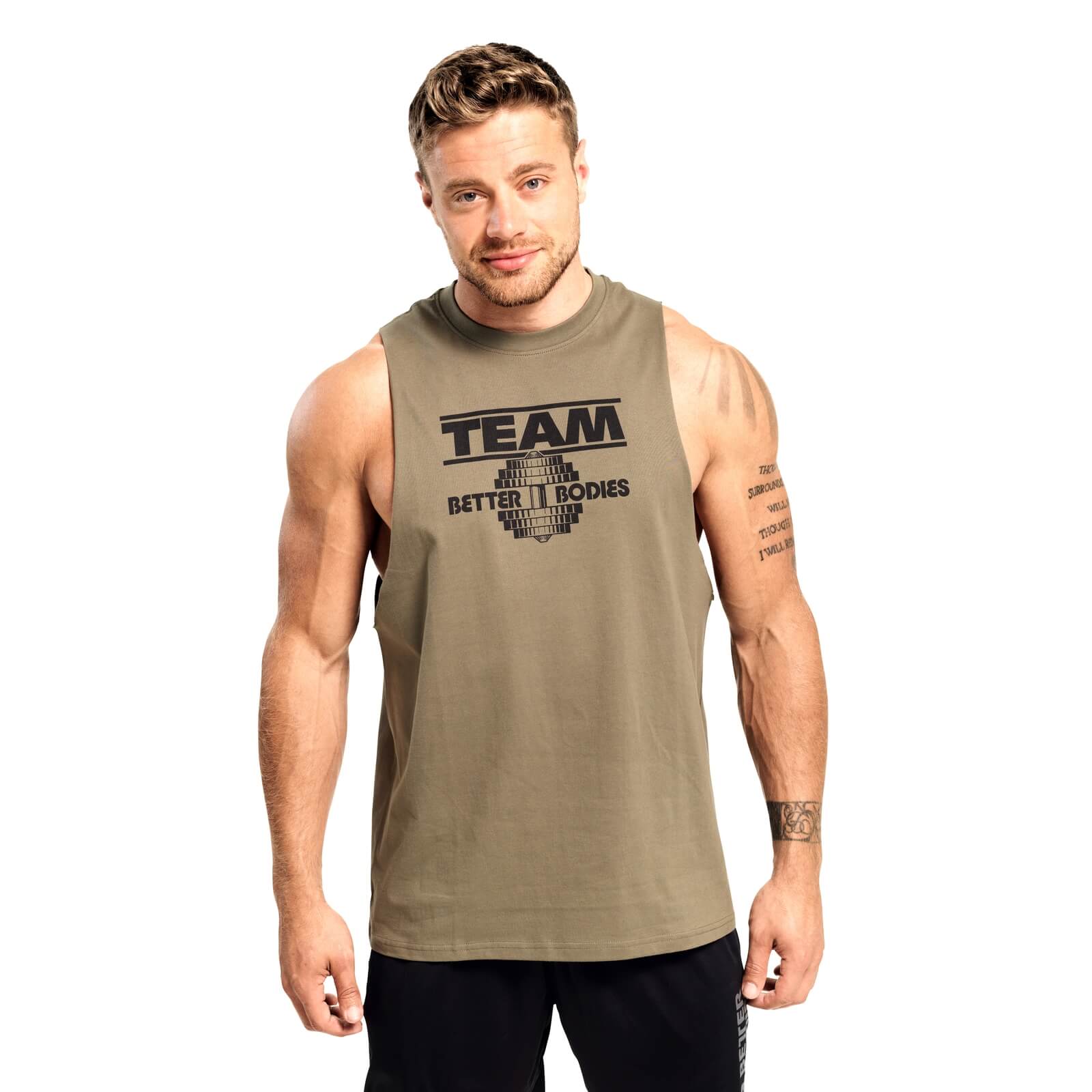 Kolla in Team BB Tank, wash green, Better Bodies hos SportGymButiken.se