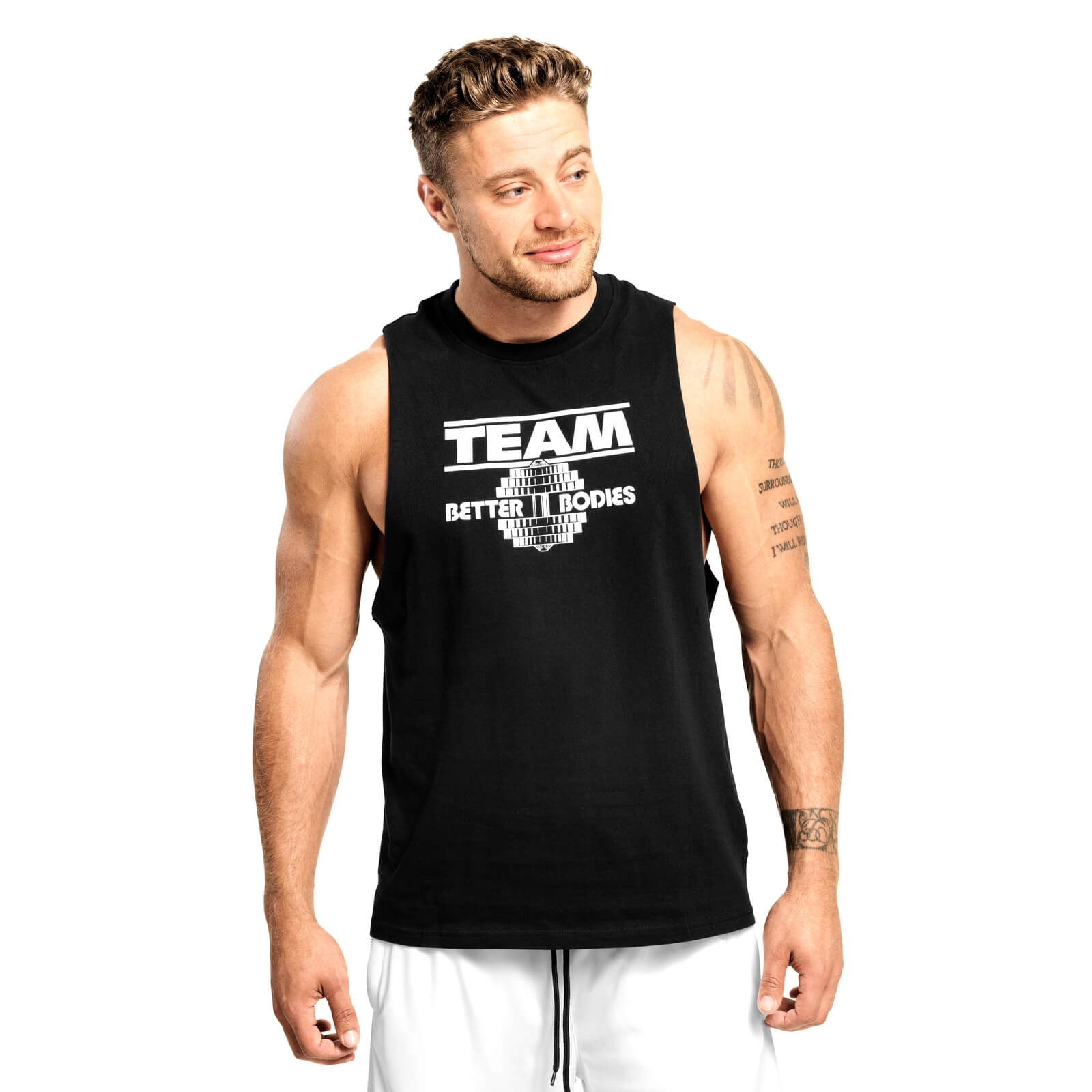 Kolla in Team BB Tank, wash black, Better Bodies hos SportGymButiken.se