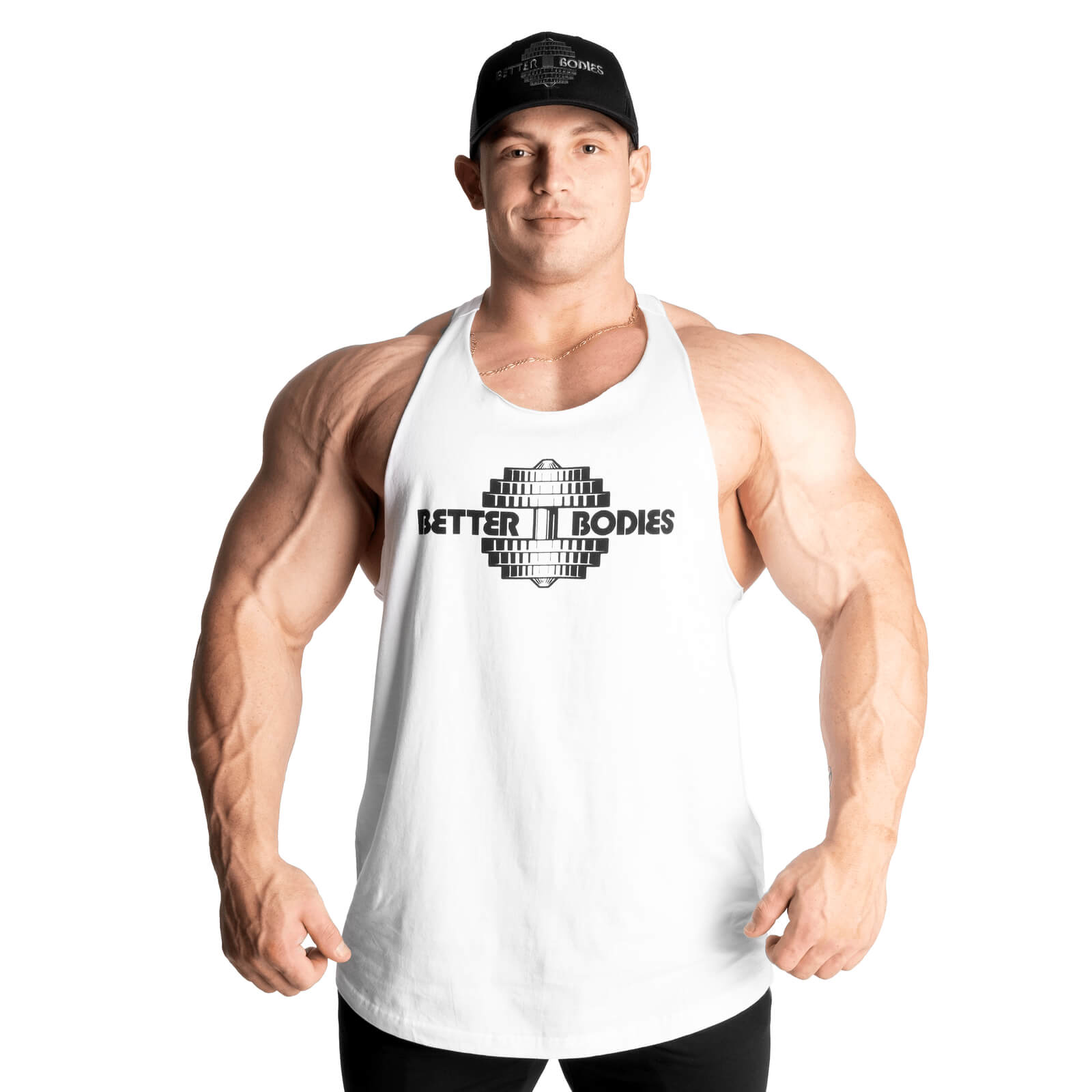 Kolla in Team BB Stringer V2, white, Better Bodies hos SportGymButiken.se