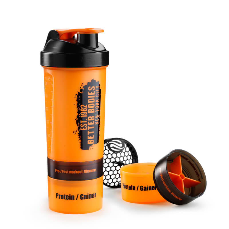 Gym Shaker BB 800, orange/black, Better Bodies