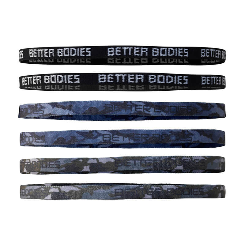 Headband, 6-pack, camo combo, Better Bodies