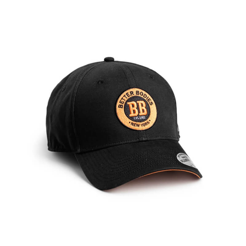 Men's Baseball Cap, black/orange, Better Bodies