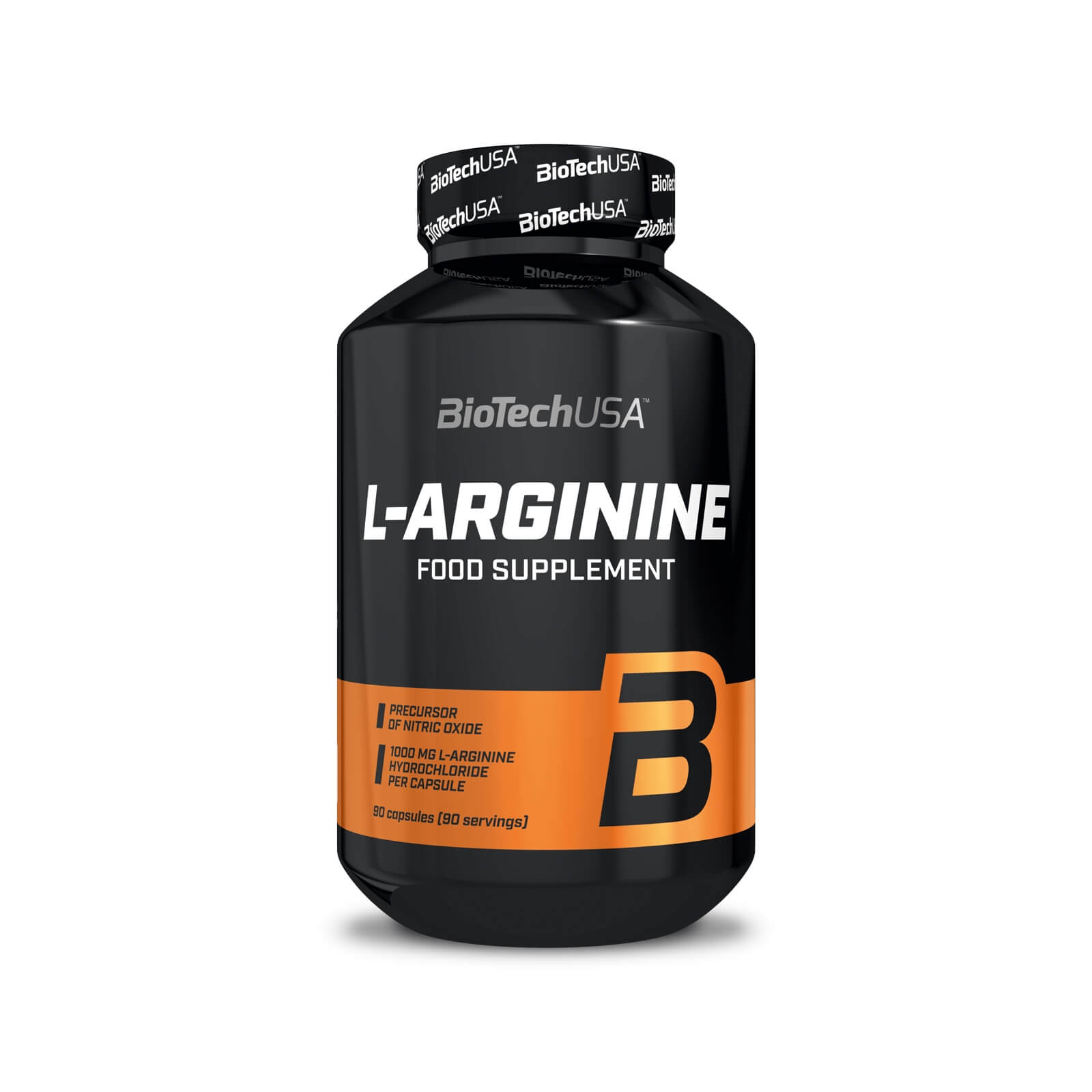 L-Arginine, 90 kapslar, BioTech USA