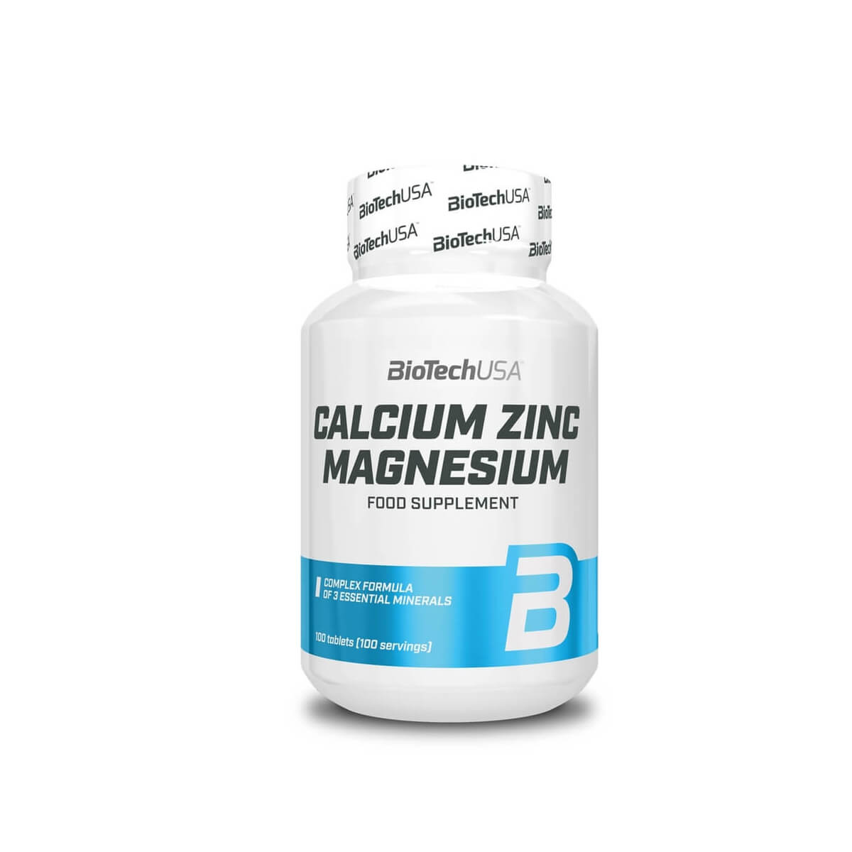 Kolla in Calcium Zinc Magnesium, 100 tabletter, BioTech USA hos SportGymButiken.