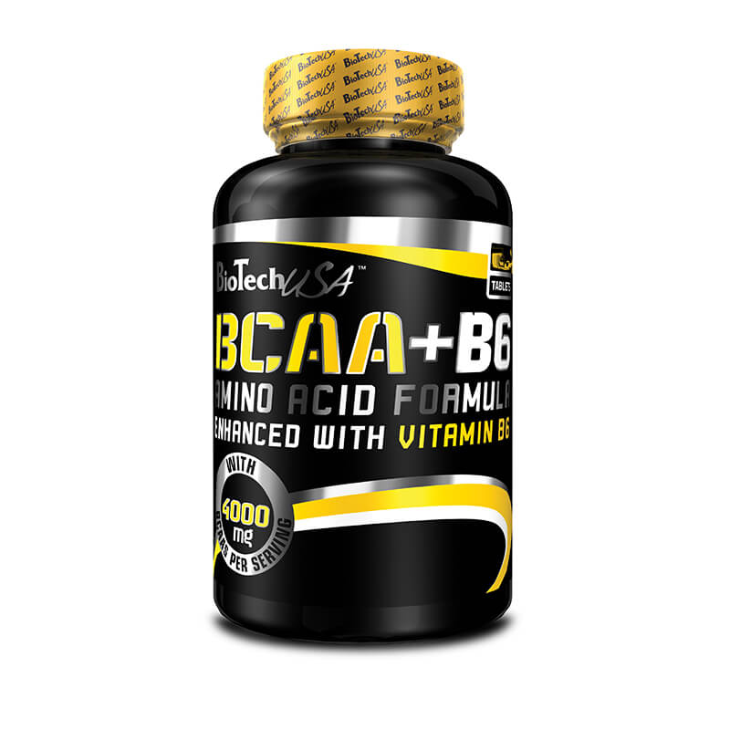 Kolla in BCAA + B6, 100 tabletter, BioTech USA hos SportGymButiken.se