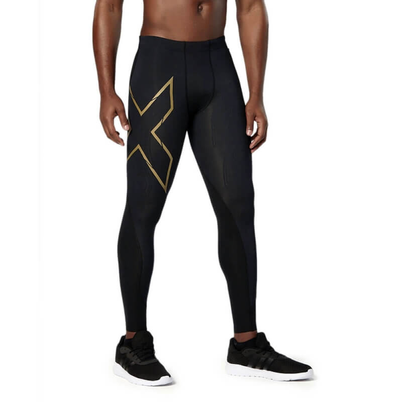 Kolla in Elite MCS Compression Tights, black/gold, 2XU hos SportGymButiken.se