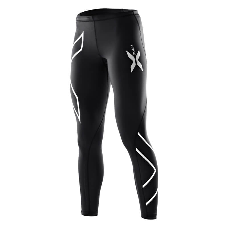 Kolla in Compression Tights, black/silver, 2XU hos SportGymButiken.se