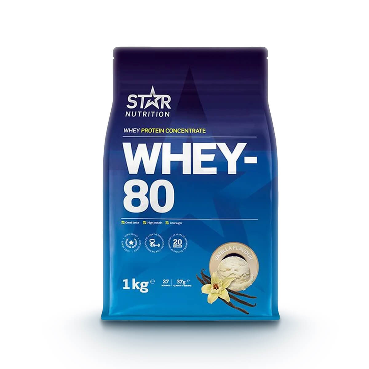 Whey-80, 1 kg, Star Nutrition