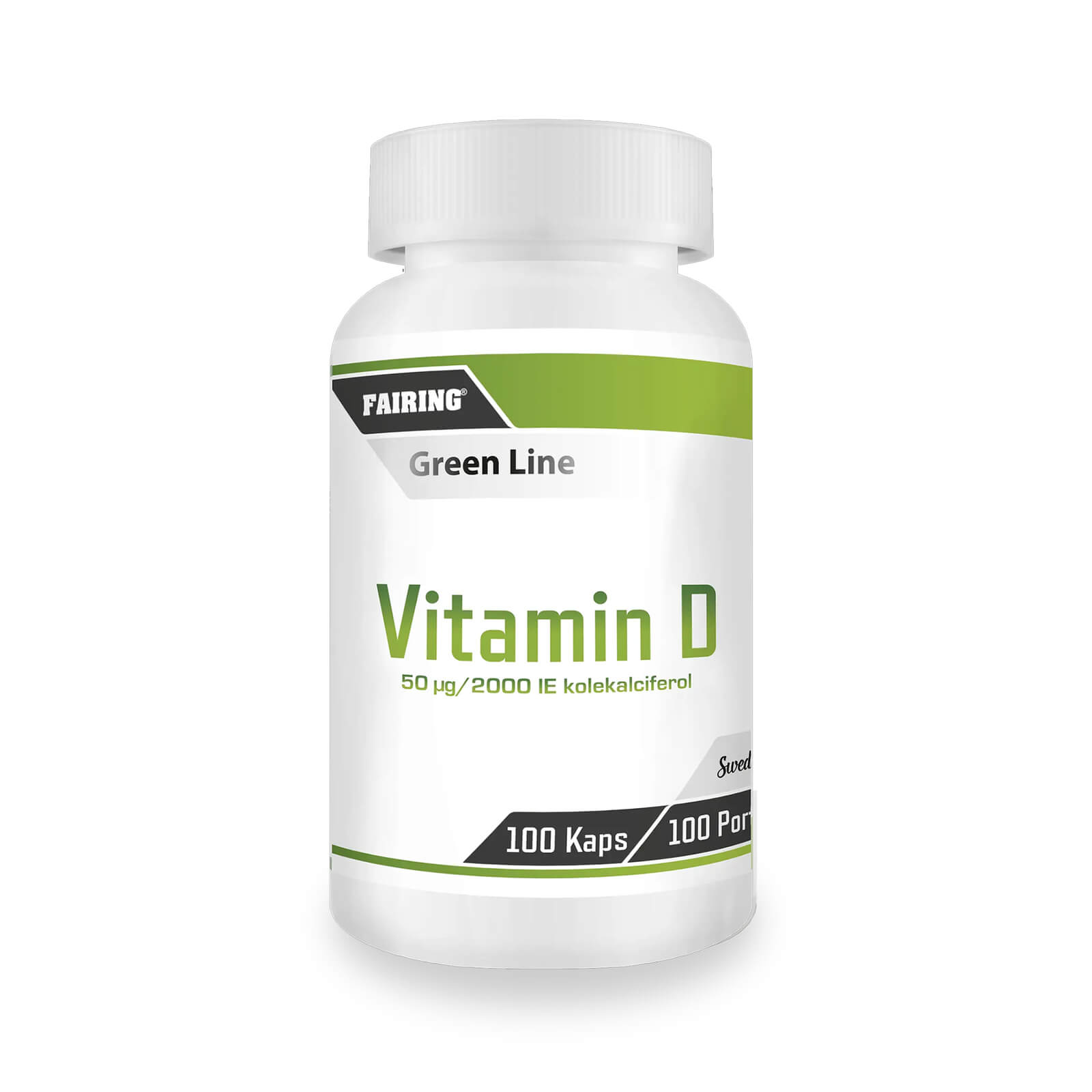 Kolla in Vitamin D, 100 kapslar, Fairing hos SportGymButiken.se