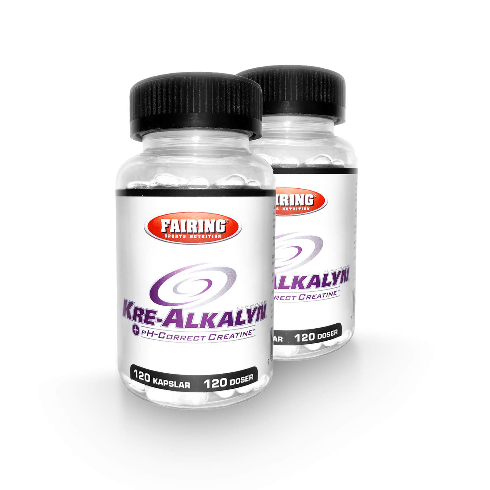 Kolla Kre-Alkalyn®, 2 x 120 kapslar, Fairing hos SportGymButiken.se