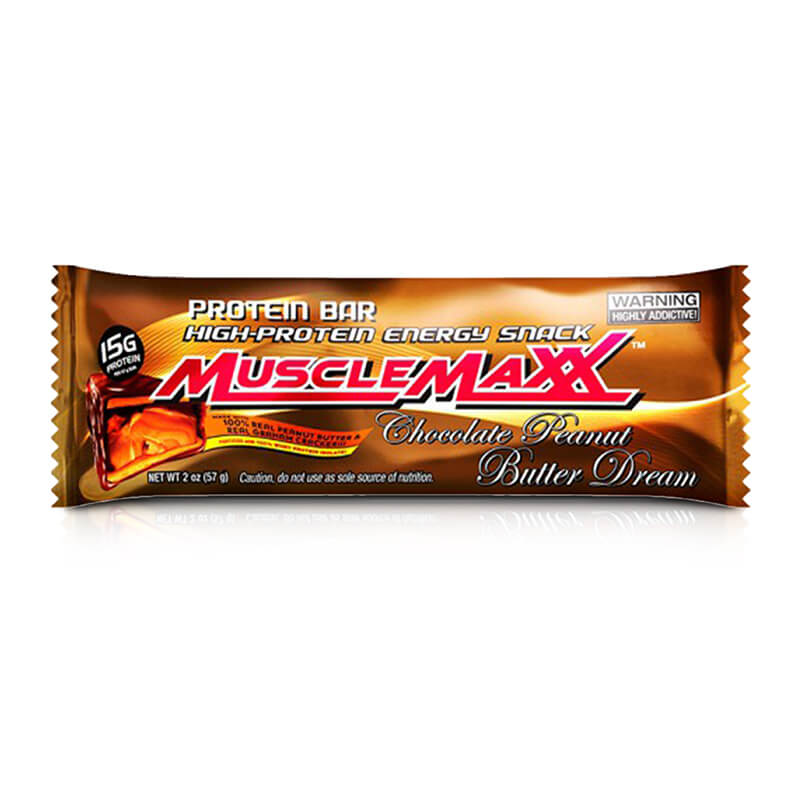 Kolla in MuscleMaxx Protein Bar, 57 g, AllMax hos SportGymButiken.se