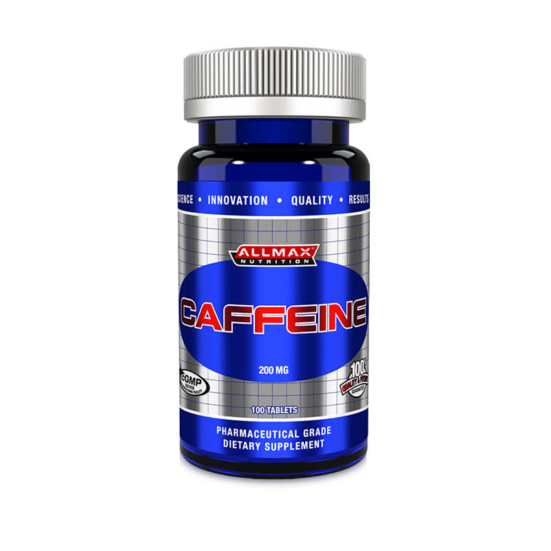 Caffeine 200 mg, 100 tabletter, AllMax