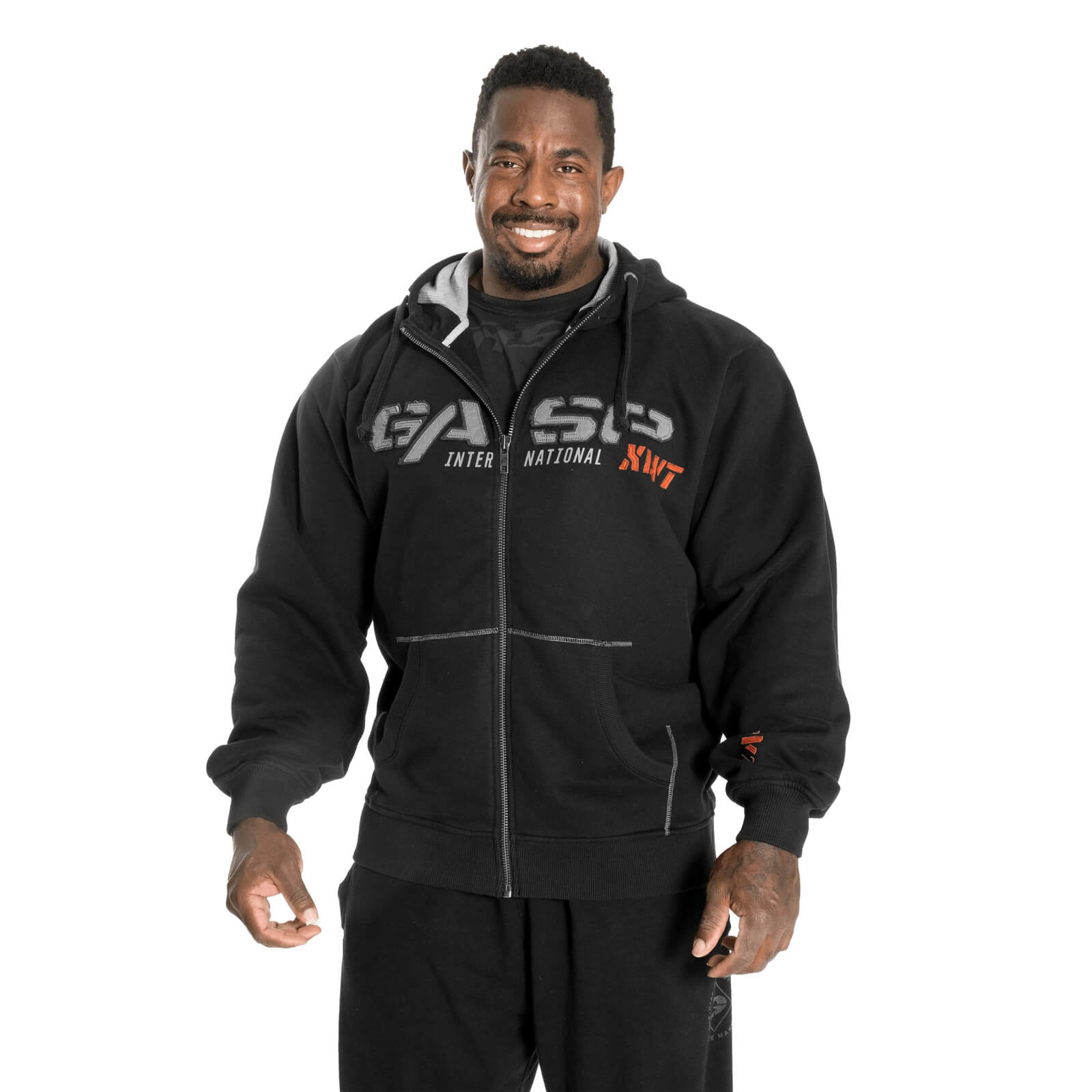 1,2 LBS Hoodie, black, GASP