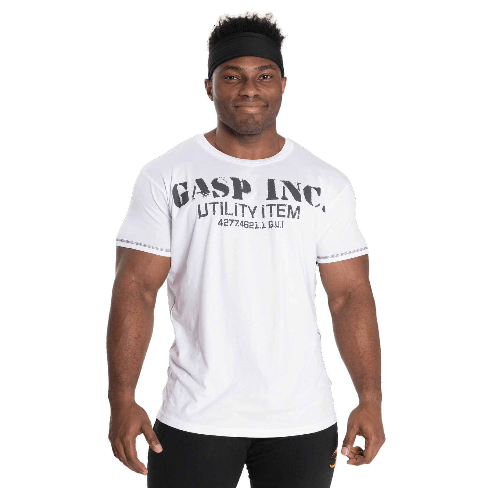 Kolla in Basic Utility Tee, white, GASP hos SportGymButiken.se