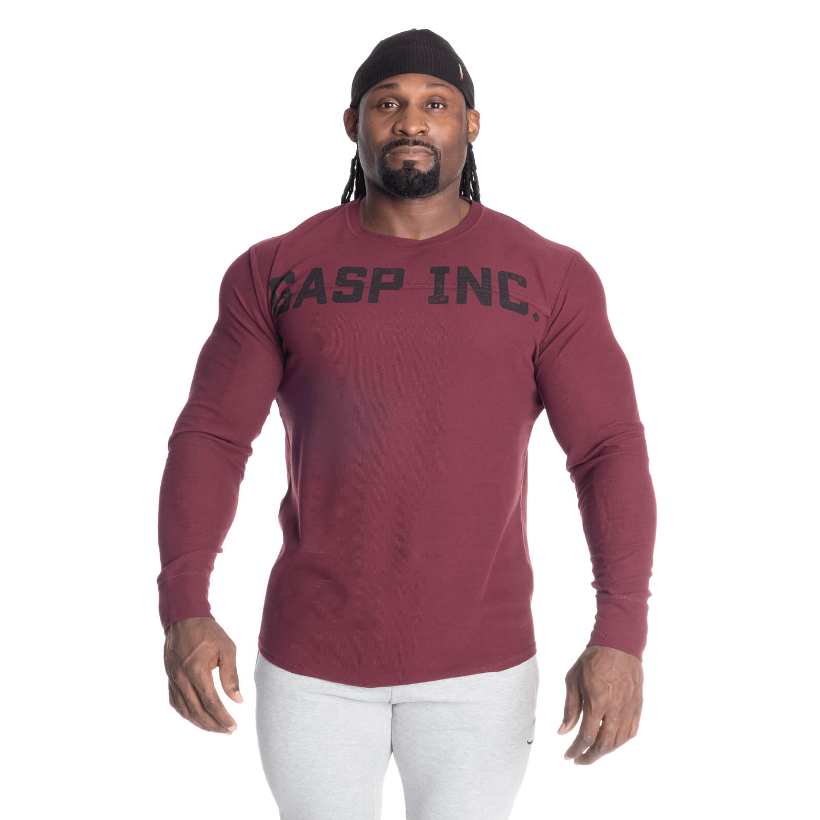 Kolla in GASP Inc Thermal, maroon, GASP hos SportGymButiken.se