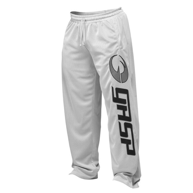 Kolla in Ultimate Mesh Pant, white, GASP hos SportGymButiken.se