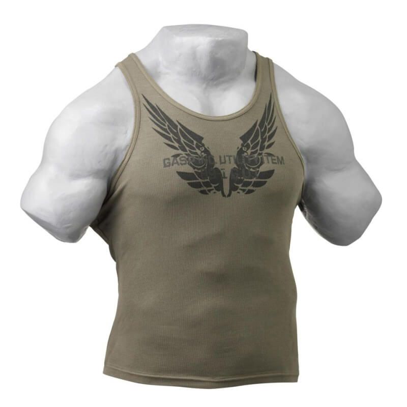 Kolla in Worn Out Rib Tank, wash green, GASP hos SportGymButiken.se