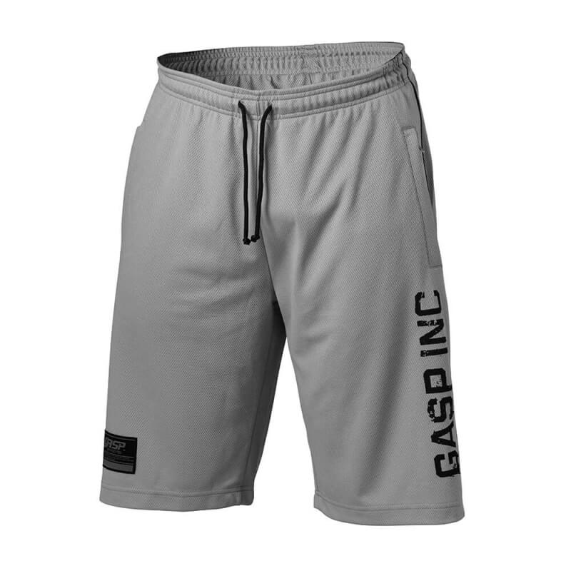 No. 89 Mesh Shorts, light grey, GASP