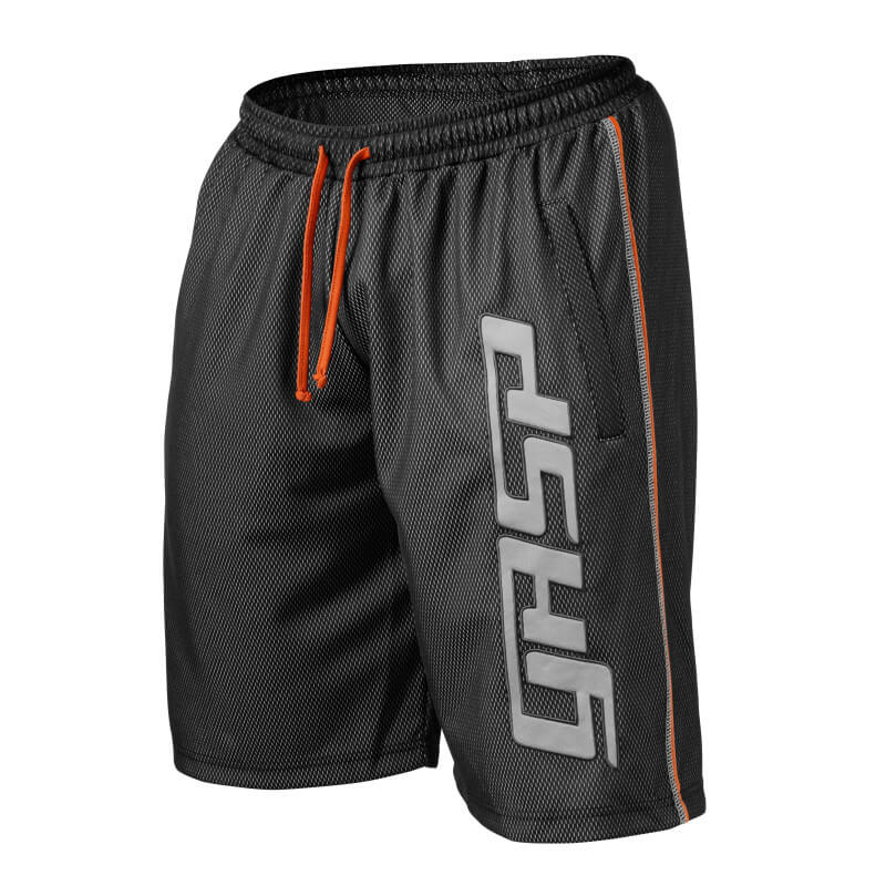 Kolla in Mesh Logo Shorts, black, GASP hos SportGymButiken.se