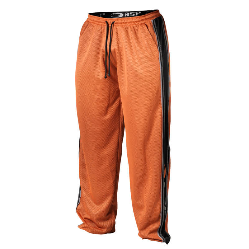 Mesh Panel Pants, flame, GASP