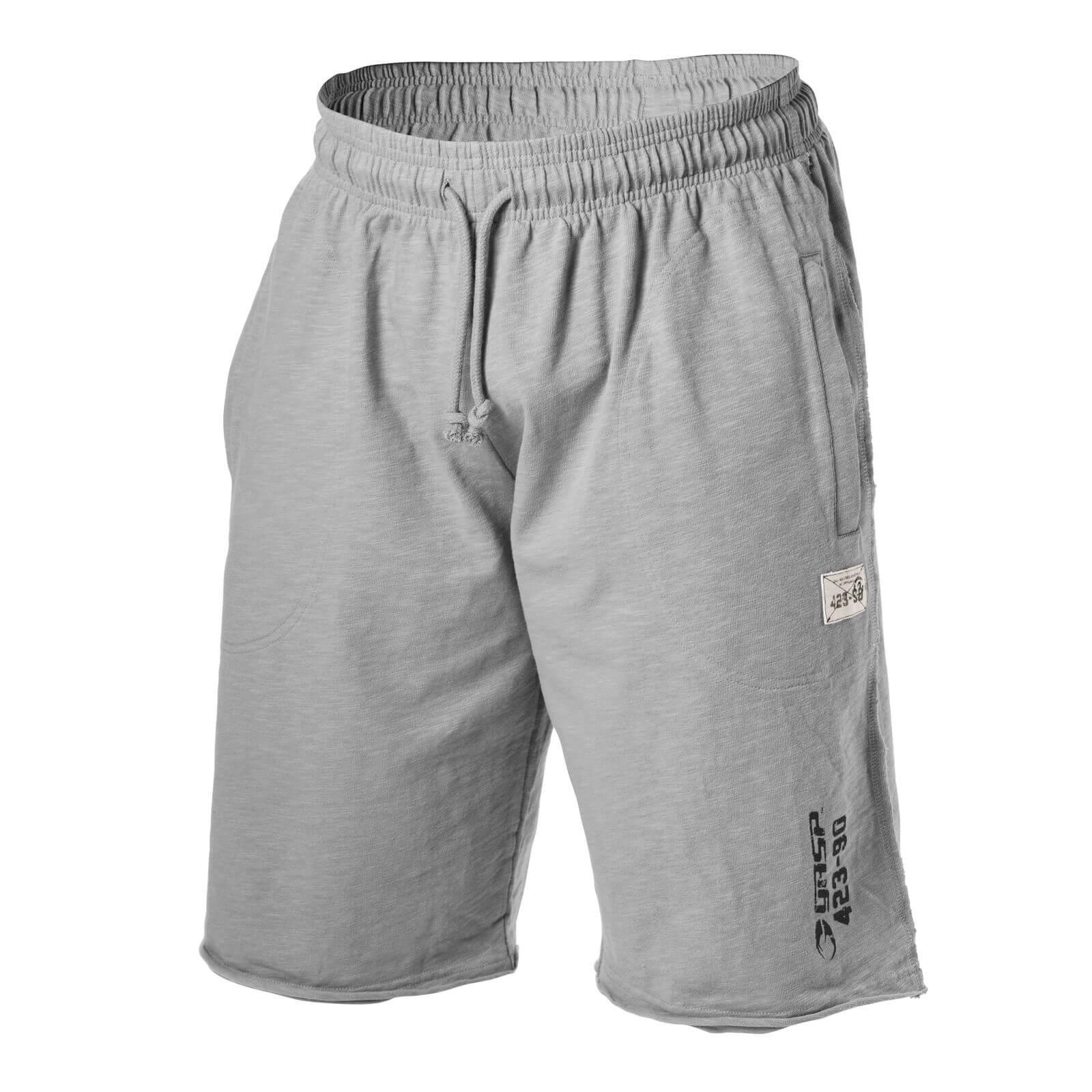Kolla in Throwback Sweat Shorts, light grey, GASP hos SportGymButiken.se