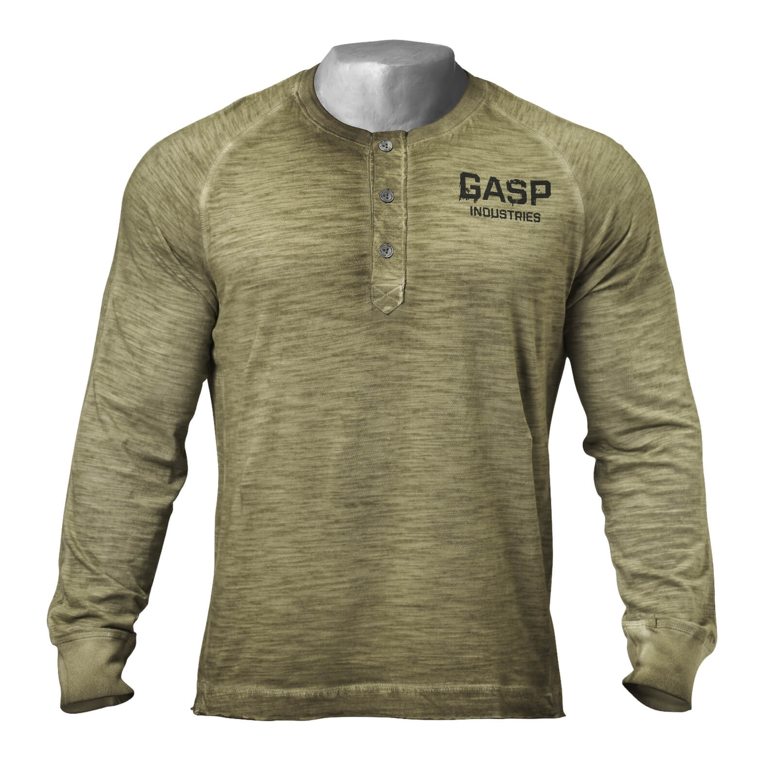 Kolla in The 27th Long Sleeve, military olive, GASP hos SportGymButiken.se