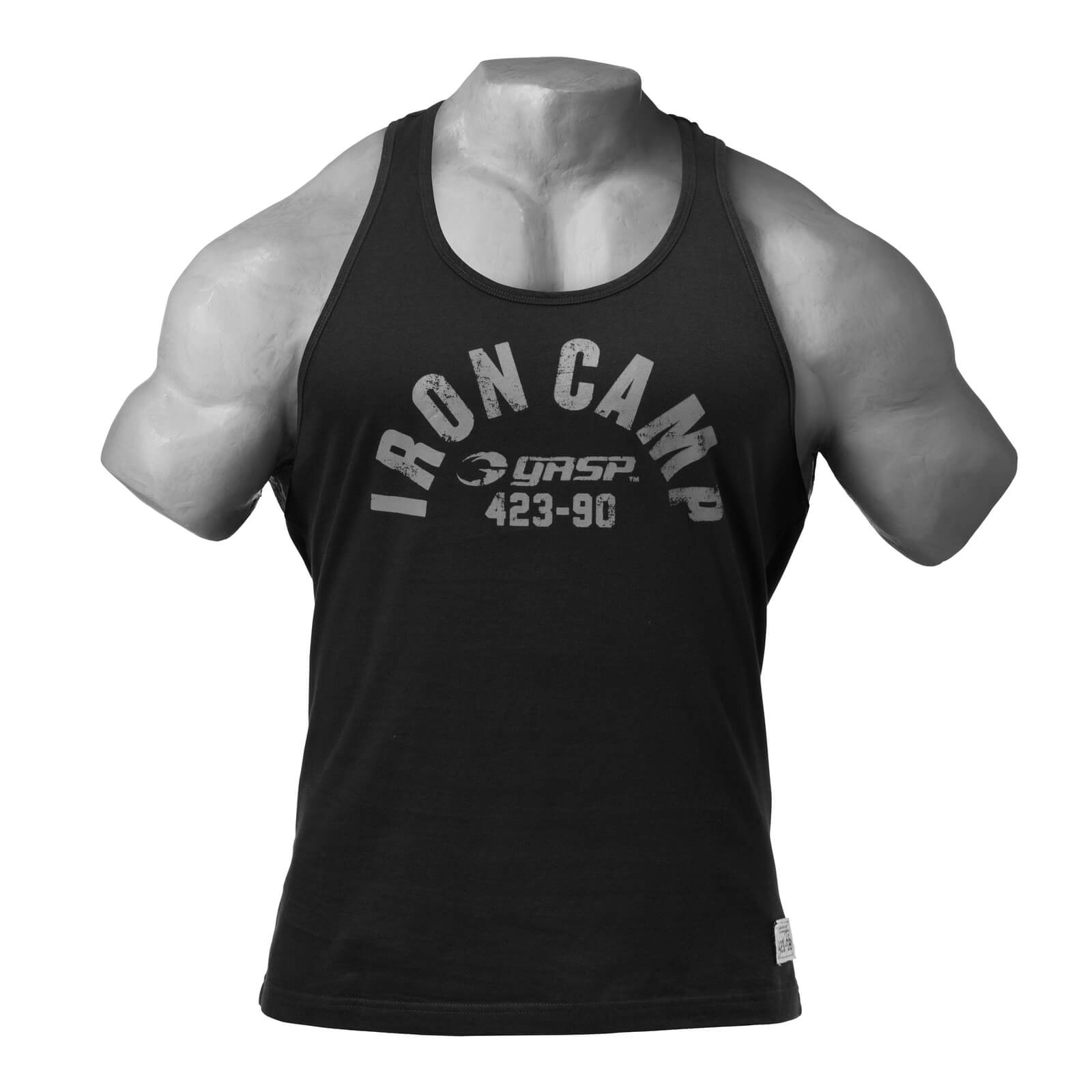 Kolla in Throwback Tank, wash black, GASP hos SportGymButiken.se