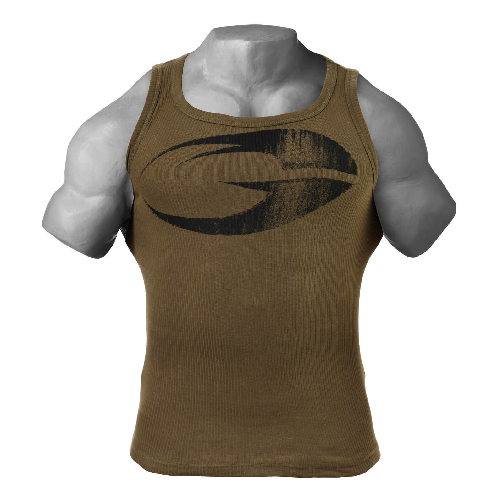 Kolla in Original Ribbed Tank, military olive, GASP hos SportGymButiken.se