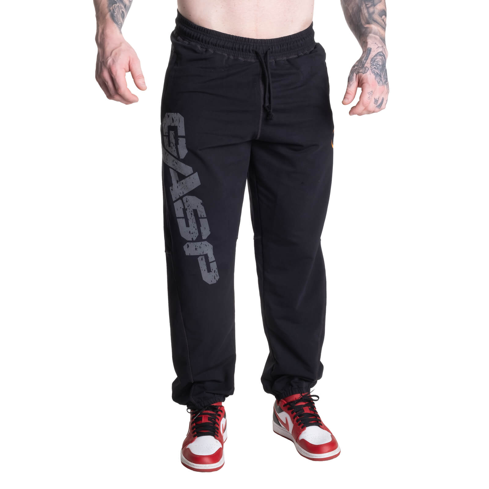 Kolla in Vintage Sweatpants, black, GASP hos SportGymButiken.se