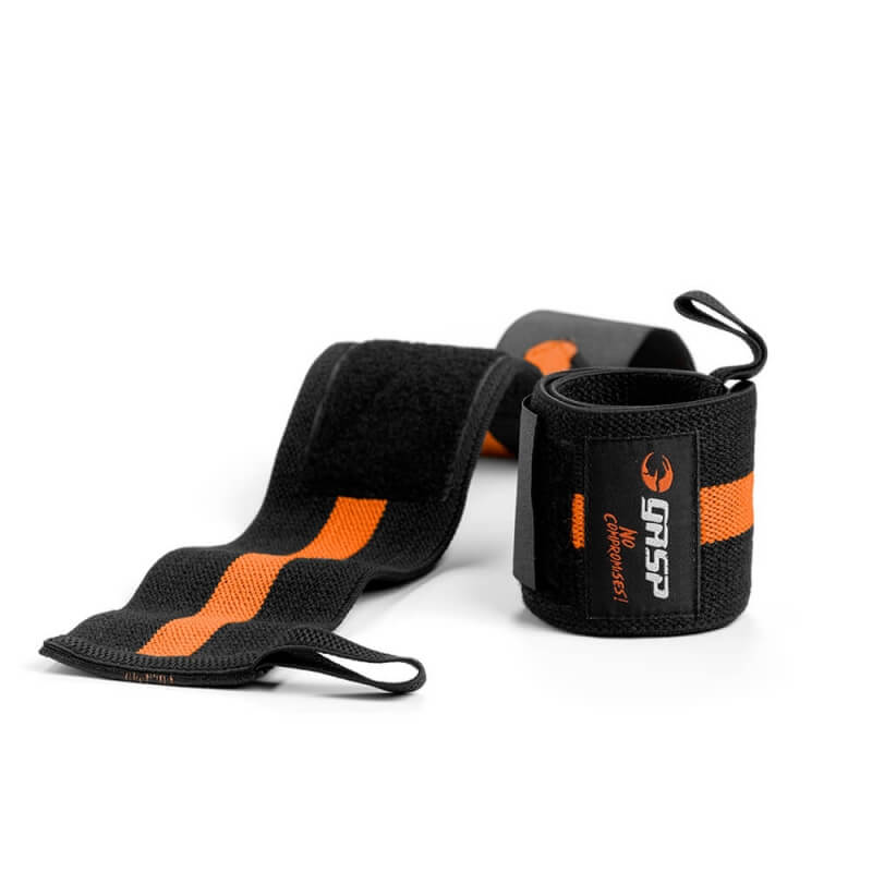 Kolla in 1RM Wrist Wraps, black/flame, GASP hos SportGymButiken.se