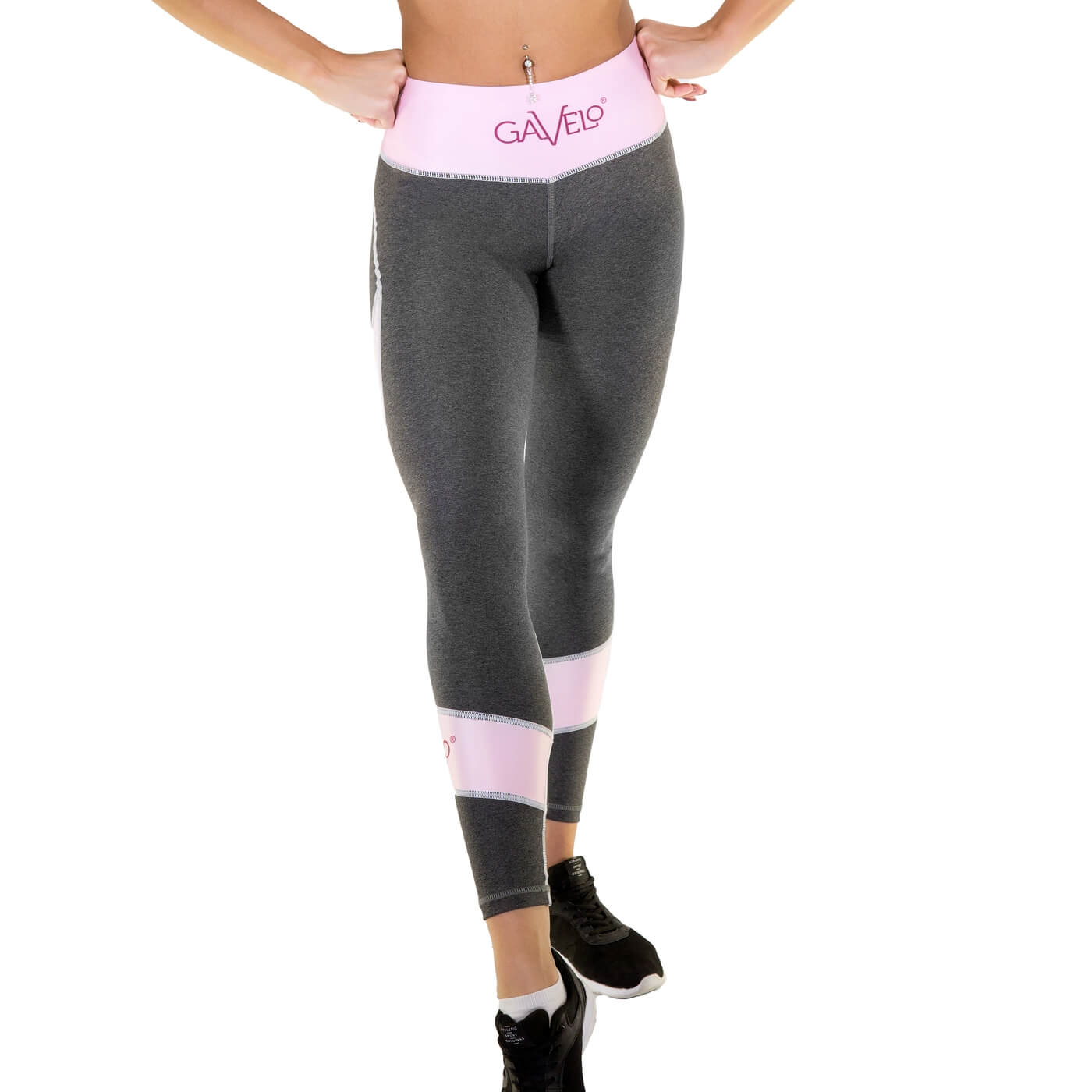 Kolla in Raspberry Swirl Tights, pink/dark grey, Gavelo hos SportGymButiken.se