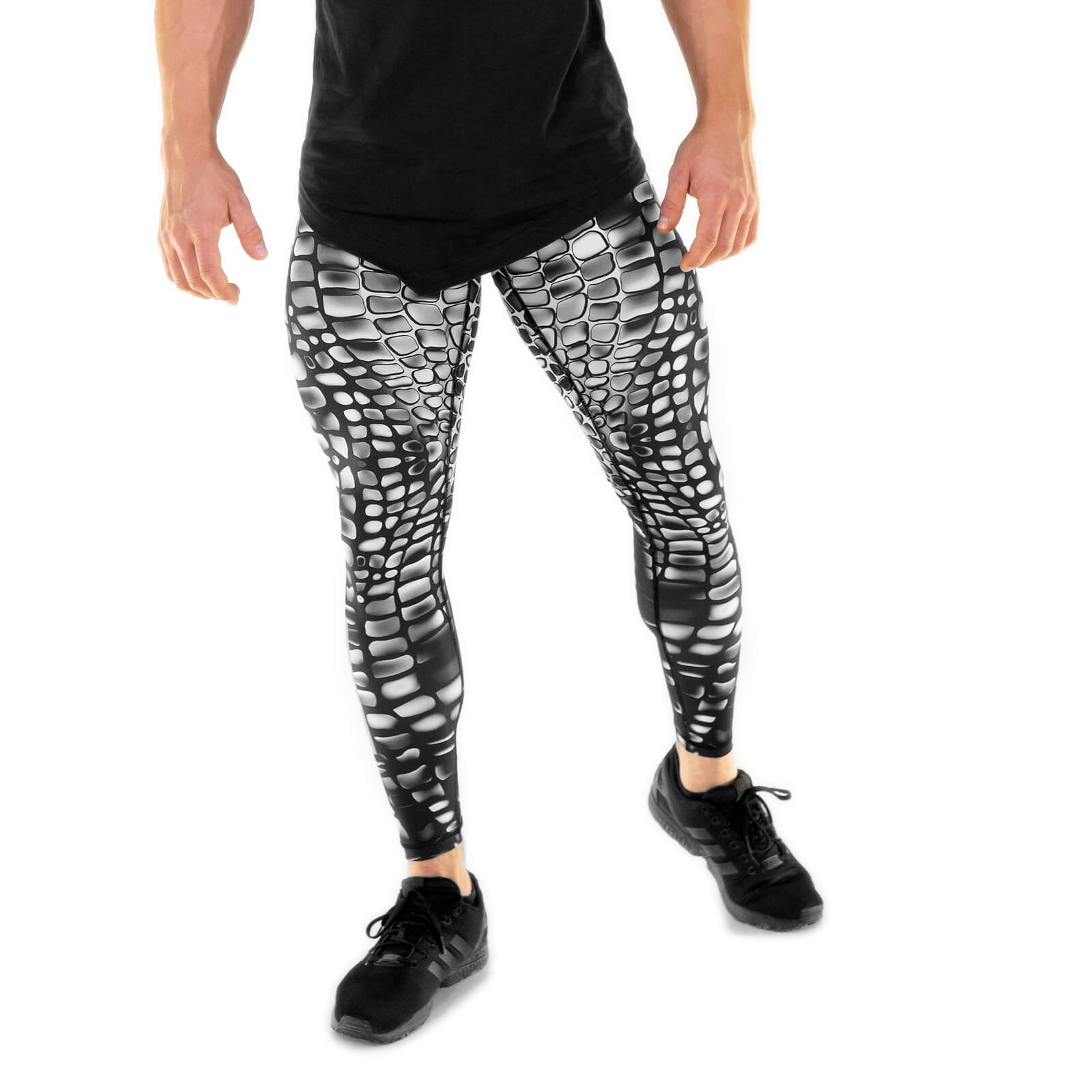 Kolla in Marvellizzard Tights, black/white, Gavelo hos SportGymButiken.se