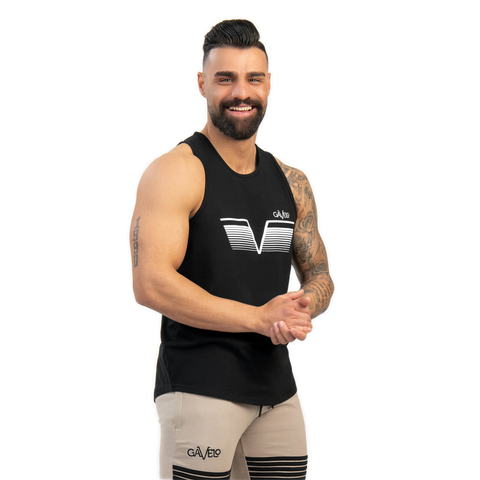 Kolla in Amplify Tank, black, Gavelo hos SportGymButiken.se