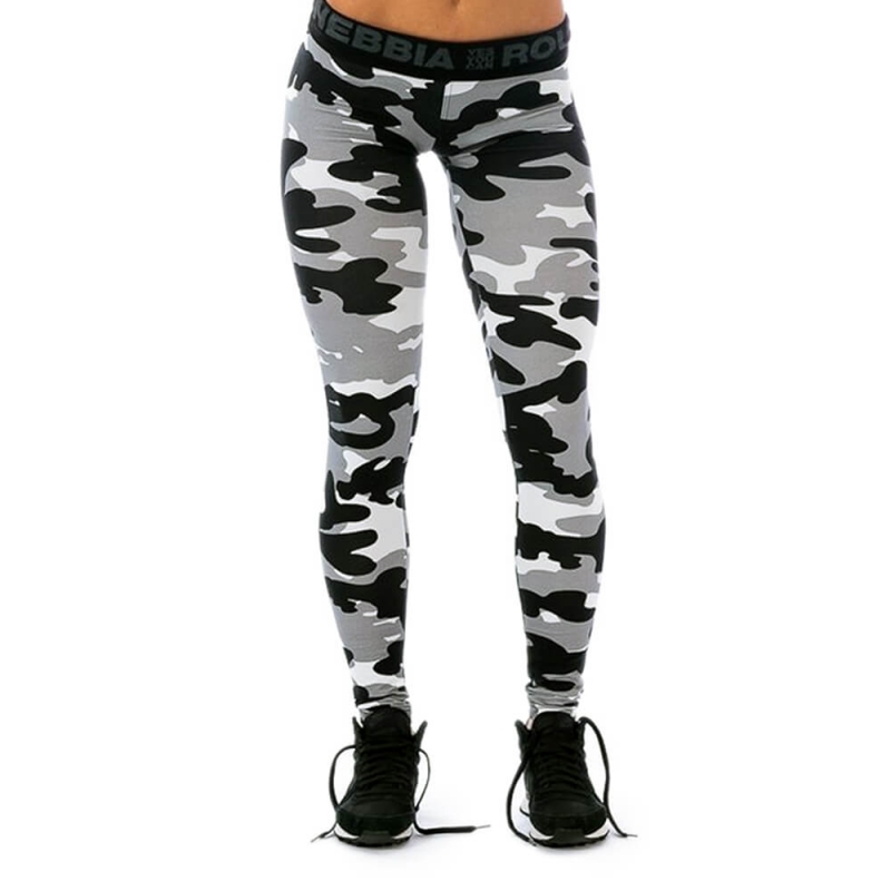 Camo Tights, grey camo, Nebbia