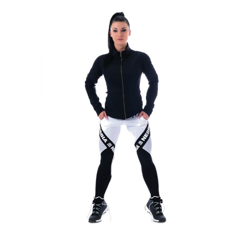 Kolla in Fitness Tights Combi, white, Nebbia hos SportGymButiken.se