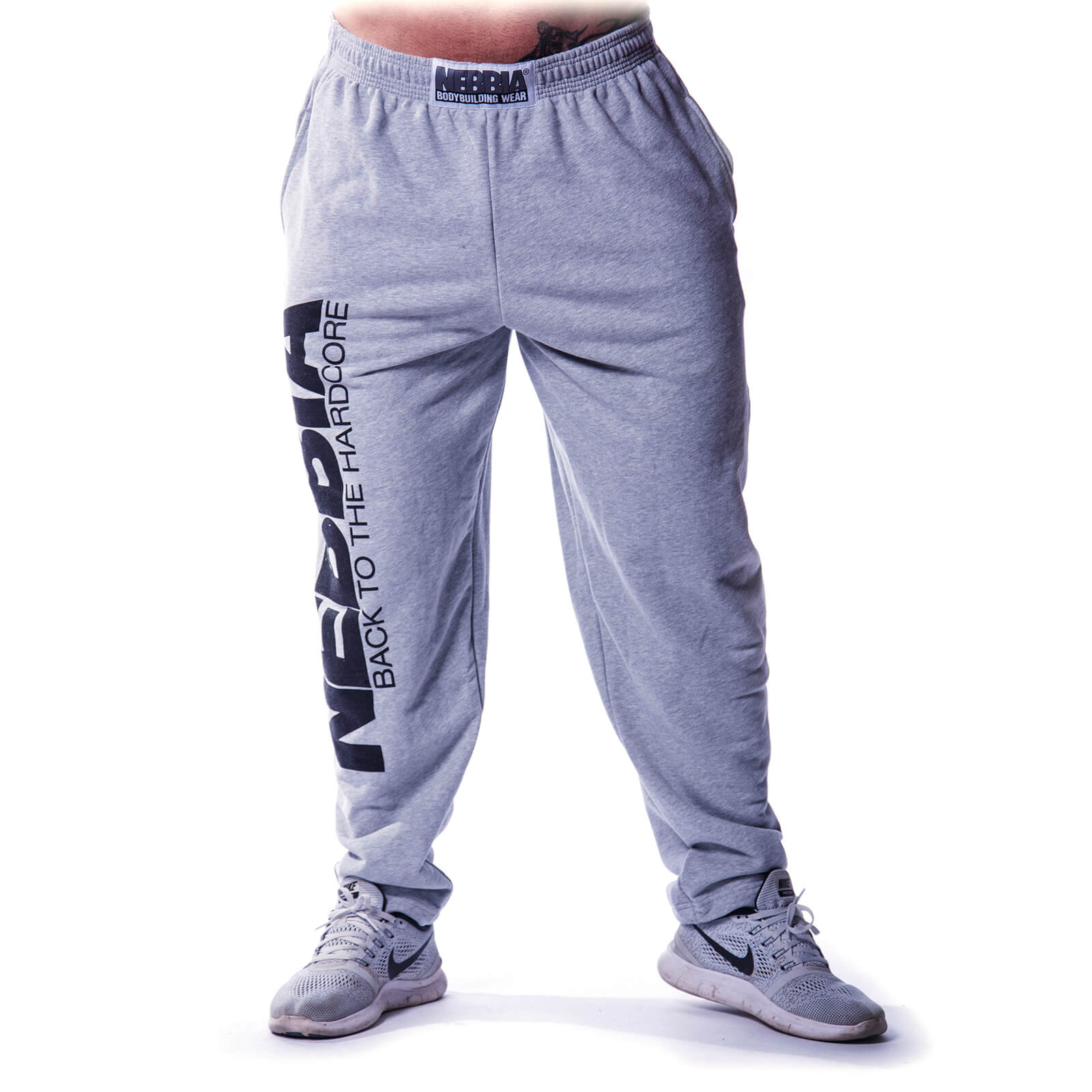 Kolla in Hardcore Fitness Sweatpants, grey, Nebbia hos SportGymButiken.se