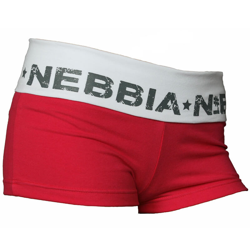 Kolla in Elastic Shorts, rosa/vit, Nebbia hos SportGymButiken.se