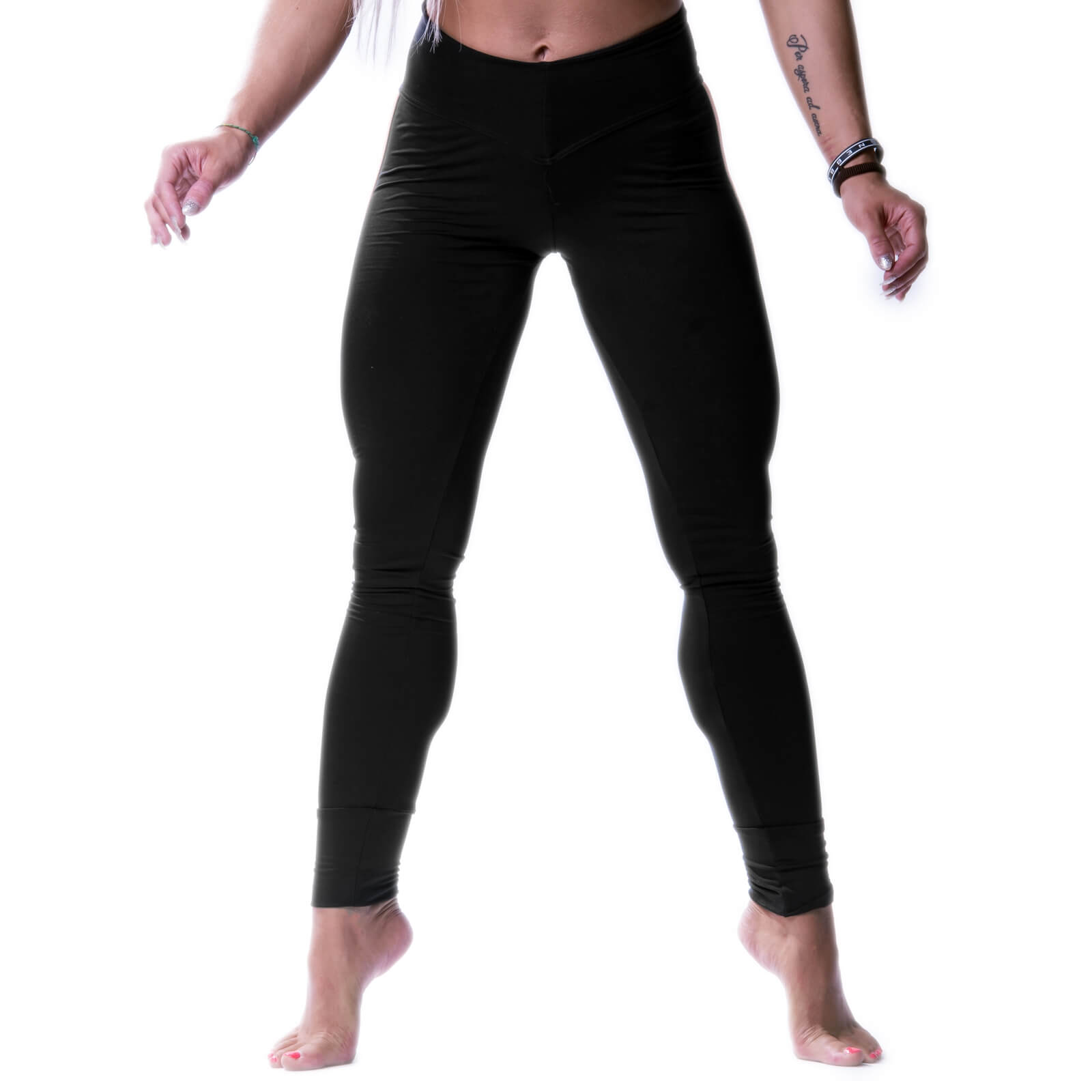 Kolla in One Striped Tights, black, Nebbia hos SportGymButiken.se