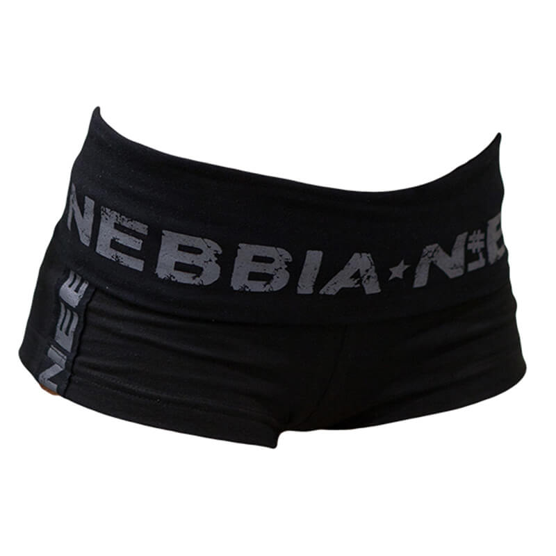 Belt Shorts, svart, Nebbia