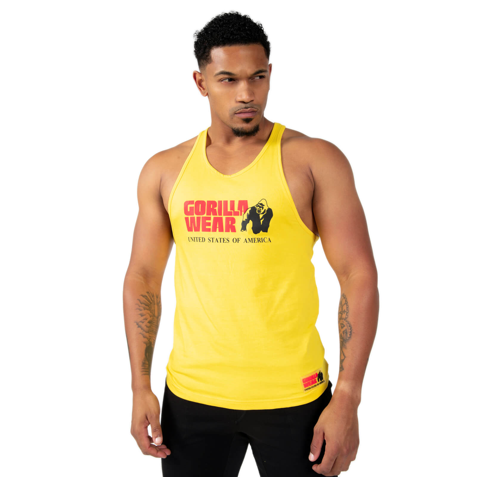 Classic Tank Top, yellow, Gorilla Wear