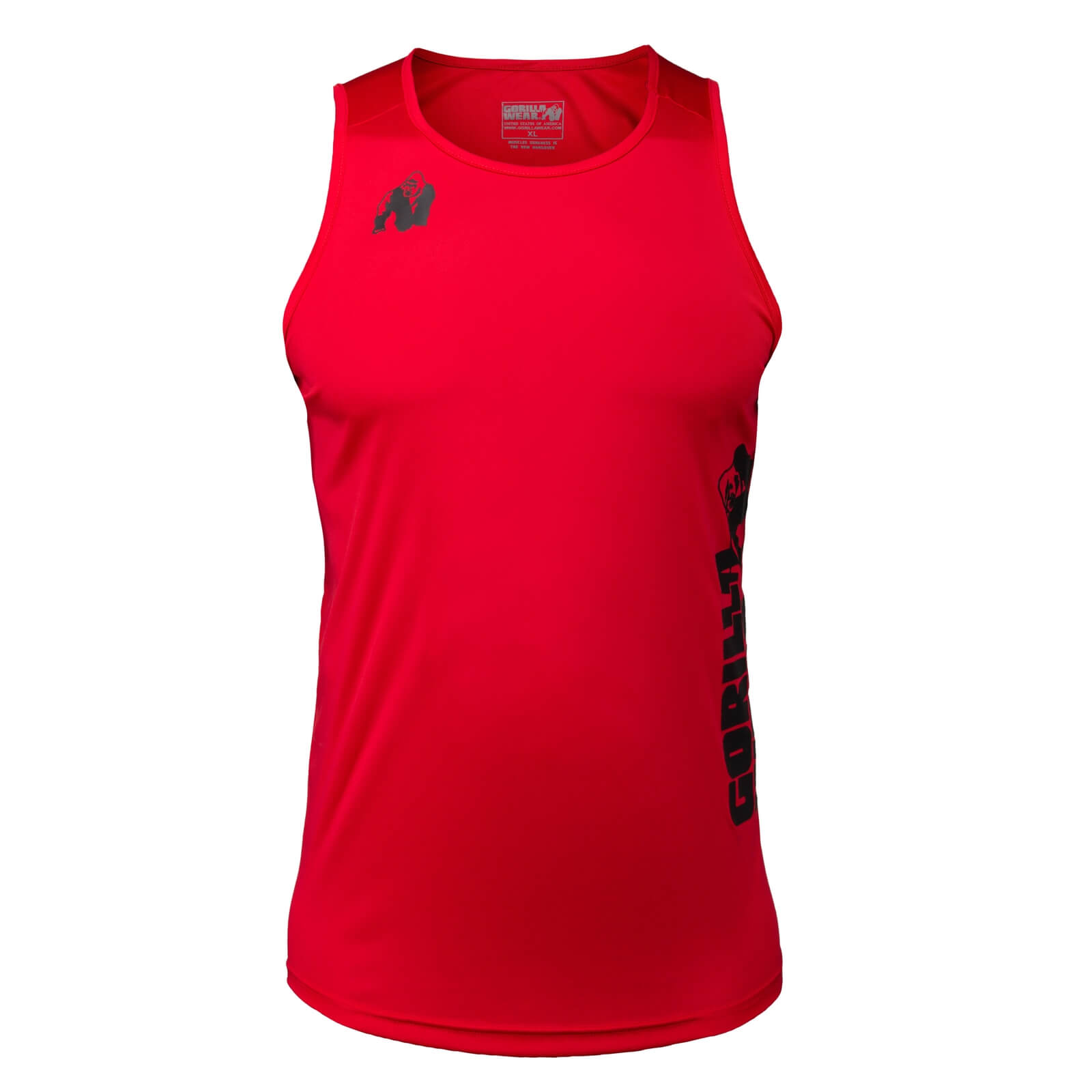 Kolla in Rockford Tank Top, red, Gorilla Wear hos SportGymButiken.se