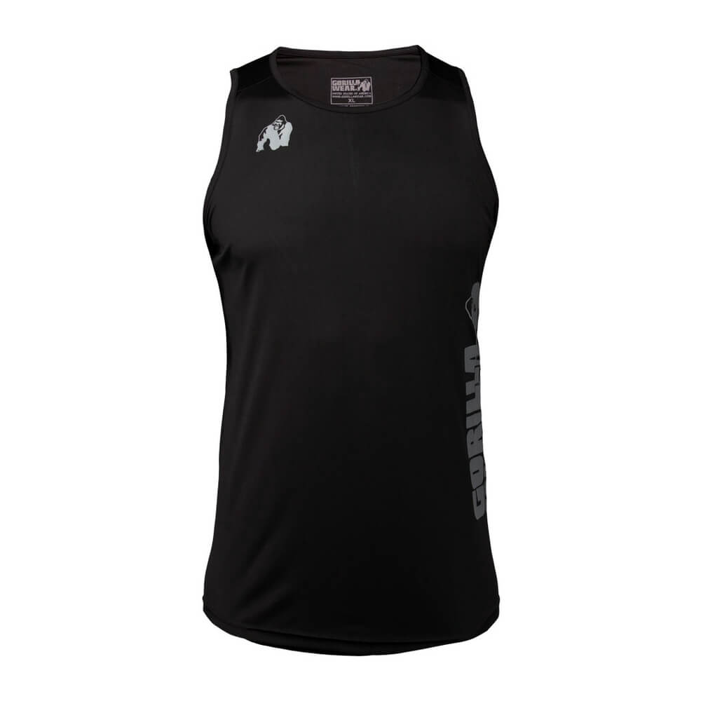 Kolla in Rockford Tank Top, black, Gorilla Wear hos SportGymButiken.se