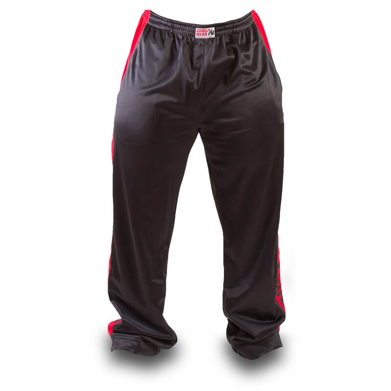Kolla in Track Pants, black/tango red, Gorilla Wear hos SportGymButiken.se