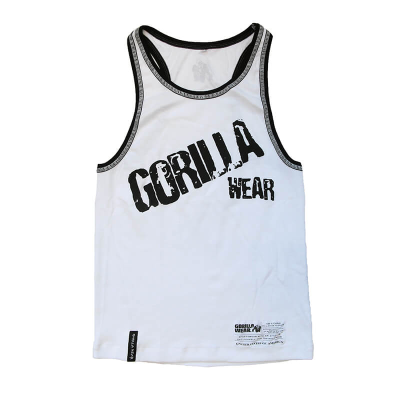 Stamina Rib TankTop, white, Gorilla Wear