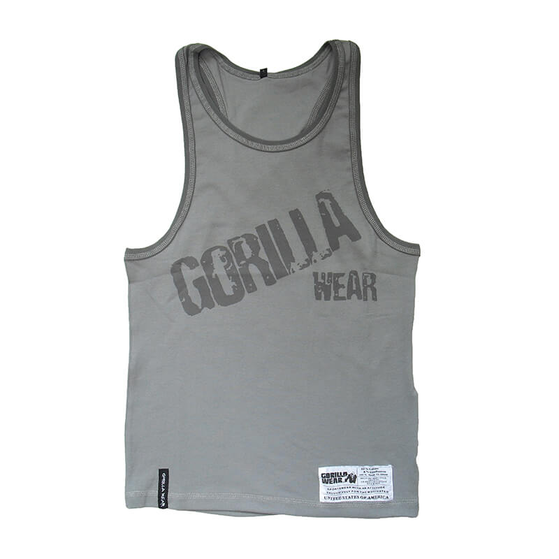 Stamina Rib TankTop, grey, Gorilla Wear